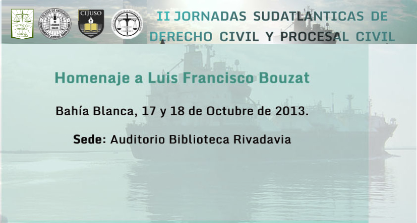 II Jornadas Sudatlánticas de Derecho Civil y Procesal Civil