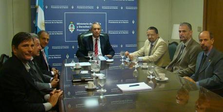 Jorge O. Frega se reunió junto al CONCAP y la FACA con el Ministro de Justicia de la Nación Julio Alak